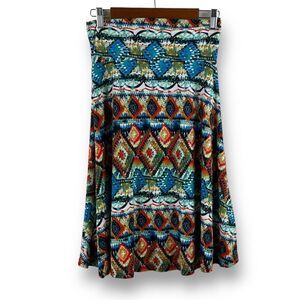 LuLaRoe Aztec A-line skirt size S‎